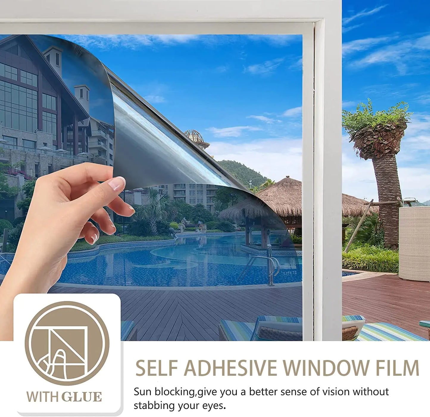 One Way Privacy Film Mirror